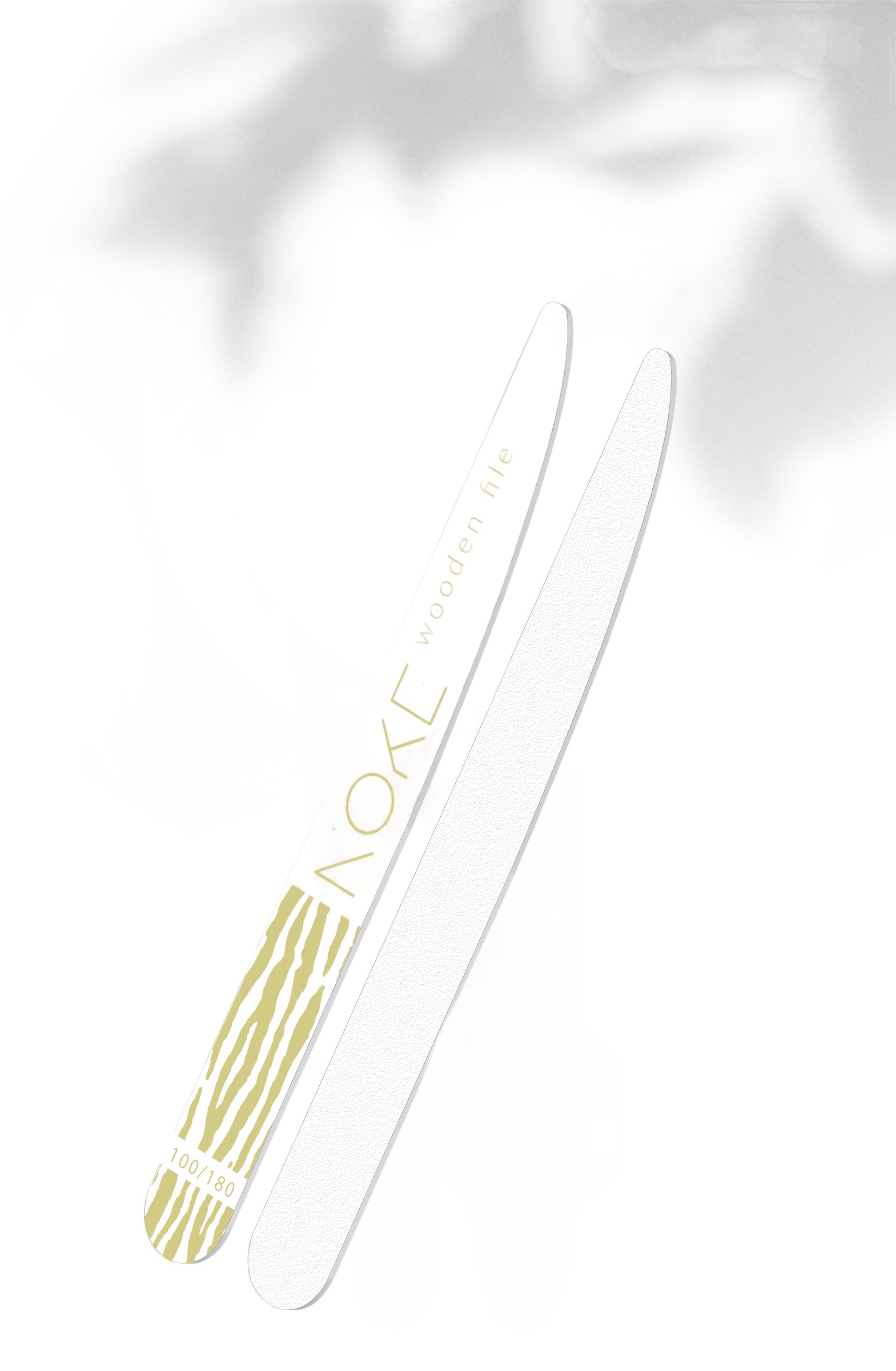 WOODEN NAIL FILE, 100/180 GRIT — Noke